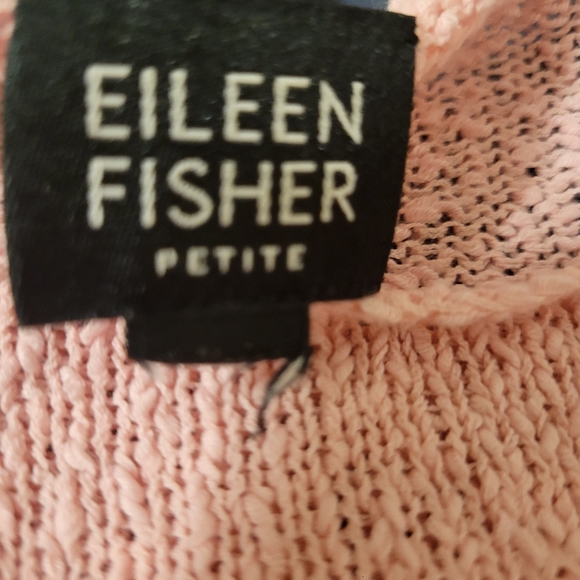 Eileen Fisher Petite Women’s Size PP Linen Blend Knit Sweater - Picture 2 of 7
